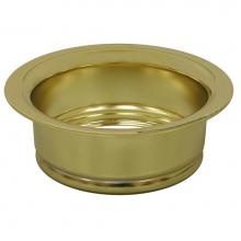 Jones Stephens F05001 - Polished Brass Flange for Disposal Assembly