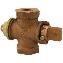 Jones Stephens G19050 - 1/2'' AGA Gas Shut-Off Valve, Flat/Tee