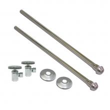 Jones Stephens S1036CP - Lav Stop & Sply Kit Angle Comp 3/8 X 5/8 Chrome