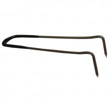 Jones Stephens H12054 - 1/2'' x 4'' Pipe Hook, Plastic Coated Steel, Carton of 50