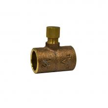 Jones Stephens K101750100 - 3/4 DRAIN COUPLING W/CAP (CAST) LEAD FREE