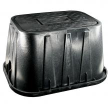 Jones Stephens M12022 - 12'' Water Meter Box and Lid Marked ''Sewer''