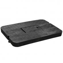 Jones Stephens M15005 - 15'' Black Reader Lid for Jumbo Water Meter Box