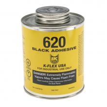 Jones Stephens IA3100 - 1 Pint Fast Tack Insulation Contact Adhesive with Brush Top Applicator, Black, Carton of 24