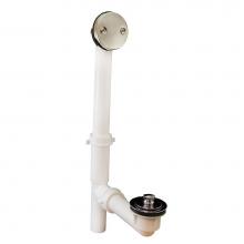 Jones Stephens P3751PS - Polished Stainless Two-Hole Tubular Friction Lift Full Kit