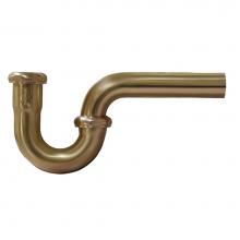 Jones Stephens P3892PB - Polished Brass PVD 1-1/4'' Brass Tubular P-Trap