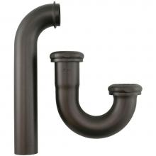 Jones Stephens P3892RB - Oil Rubbed Bronze 1-1/4'' Brass Tubular P-Trap