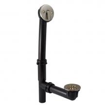 Jones Stephens P39511 - 1-1/2'' ABS Trip Lever Tubular Bath Waste Kit Satin Nickel 2 Holes