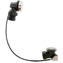 Jones Stephens P39512 - 1-1/2''-27'' ABS Tubular Cable Drive Bath Waste 1/2 Kit Chrome Plated