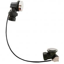 Jones Stephens P39515 - 1-1/2''-35'' ABS Tubular Cable Drive Bath Waste 1/2 Kit Chrome Plated