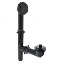 Jones Stephens P3951BL - Black ABS Two-Hole Tubular Friction Lift Full Kit