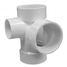 Jones Stephens PSL132 - Pvc 3X3X3 W/2 Lsi Sanitary Tee