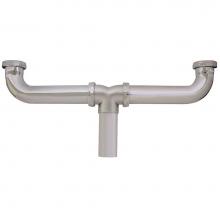 Jones Stephens P38030UR1 - 1 1/2 Sj Center Outlet Waste 22 Ga