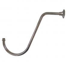 Jones Stephens S01055 - Chrome Plated 18'' S-Shaped Shower Arm