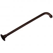 Jones Stephens S0156WB - Old World Bronze 18'' 90 Degree Shower Arm with Flange