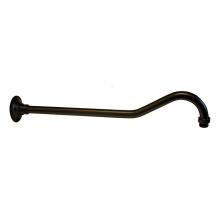 Jones Stephens S0157RB - Oil Rubbed Bronze 18'' Raised Bend Shower Arm