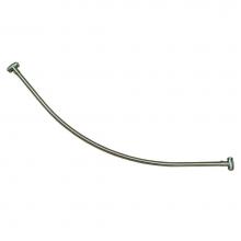 Jones Stephens S02193 - Satin Nickel Contoured Shower Rod