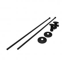 Jones Stephens S1036WB - Old World Bronze 3/8'' x 20'' Lavatory Supply and 3/8'' x 5/8'&