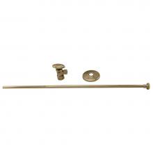 Jones Stephens S1037PS - Polished Stainless 3/8'' x 20'' Closet Supply and 3/8'' x 5/8'&