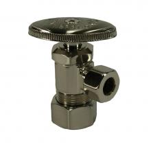 Jones Stephens S4211BN - Brushed Nickel Compression Angle Stop 5/8'' Comp. x 3/8 Comp.