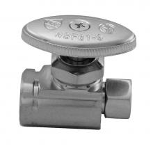 Jones Stephens S4314BN - Brushed Nickel Compression Straight Stop 1/2'' FIP x 3/8'' Comp.