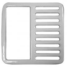 Jones Stephens S55050 - Half Top Grate for Porcelain Coated Floor Sinks