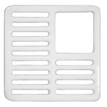 Jones Stephens S55075 - Three Quarter Top Grate for Porcelain Coated Floor Sinks