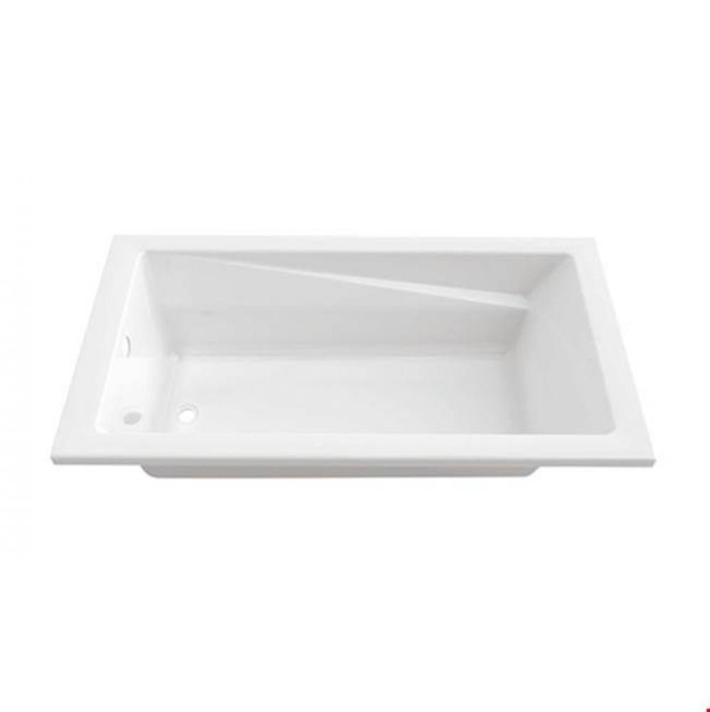 ZENYA bathtub 32x60 AFR with Tiling Flange, Left drain, Whirlpool/Activ-Air, Bone