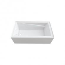 Neptune Entrepreneur E15.19012.500010.12 - AZEA bathtub 32x60 AFR with Tiling Flange and Skirt, Right drain,Activ-Air, Bone