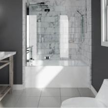 Neptune Entrepreneur E15.21212.400010.12 - ALBANA bathtub 32x60 AFR with Tiling Flange, Right drain, Activ-Air, Bone