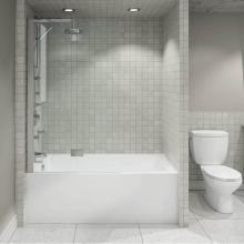 Neptune Entrepreneur E15.20710.500010.12 - PIA bathtub 30x60 AFR with Tiling Flange and Skirt, Right drain,Activ-Air, Os