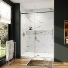 Neptune Entrepreneur 220287-900-084-000 - Axion 56 1/2-59 x 78 3/4 in. 8mm Sliding Shower Door for Alcove Installation with Clear glass in C