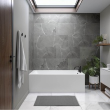 Neptune Entrepreneur 220500-L-110-001-R - Pia 3260 IFS AFR Acrylic Right Corner Left-Hand Drain Activ-Air Bathtub in White