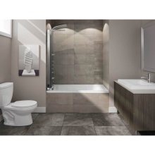 Neptune Entrepreneur 220177-L-110-001 - Zenya 6032 IF AFR Acrylic Alcove Left Drain Activ-air Bathtub in White